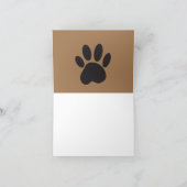 Remerciements Max le Carte pour notes de chien (Intérieur)