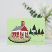 Remerciements Merci! Carte pour le principal enseignant de l'éco (Debout devant)