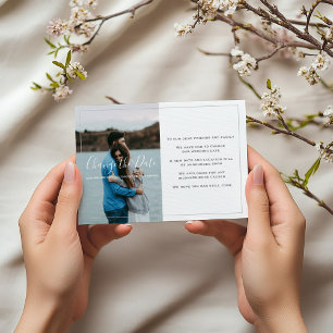 Remerciements Moderniser votre propre photo, changer la carte de