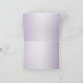 Remerciements | Monogramme Lilac Shimmer Stripes (Intérieur)