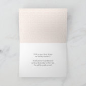 Remerciements Motifs et frontières 1 Carte de voeux de retraite (Intérieur)