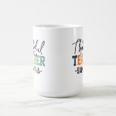 Remerciements Mug enseignant, cadeau personnalisé  (Centre)