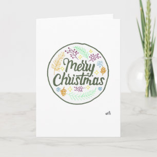 Remerciements Noël 7 Joyeux Noël Cirque de Fêtes Carte