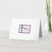 Remerciements Noël dans la carte de voeux Trailer Park (Dos)