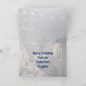 Remerciements Noël dans la carte de voeux Trailer Park (Intérieur)