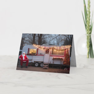 Remerciements Noël dans la carte de voeux Trailer Park