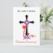 Remerciements Nom de la carte de prière 30e anniversaire de l'or (Debout devant)