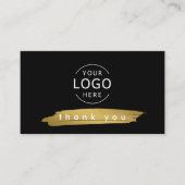 Remerciements Note Carte de visite (Devant)