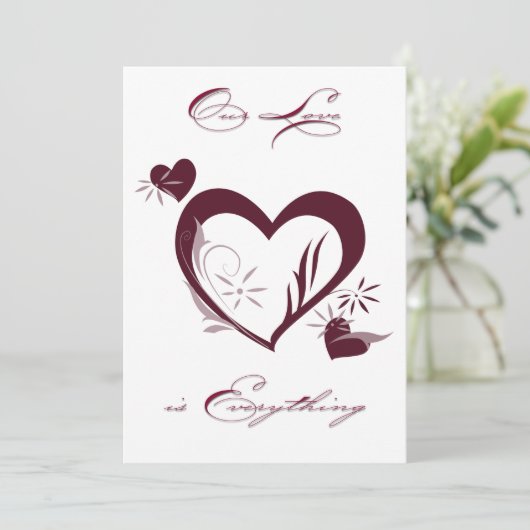 Remerciements notre carte de visite (Debout devant)