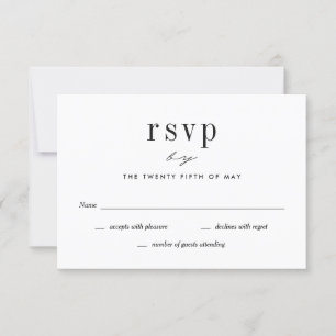 Remerciements Notre carte RSVP de mariage d'amour couleur modifi