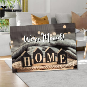 Remerciements Nous avons une nouvelle carte de maison Annonce