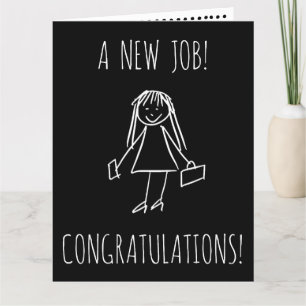 Remerciements Nouvelle carte de voeux de la femme du travail