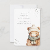 Remerciements On peut attendre plus longtemps et Carte de remerc (Dos)