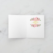 Remerciements Panda Bear Mère et Bébé Mère carte de la Fête des  (Intérieur)