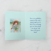 REMERCIEMENTS PEEKING EYE N'IMPORTE QUELLE CARTE DE FILLE (Intérieur)