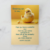 REMERCIEMENTS PEEP - N'IMPORTE QUI CARTE DE PÂQUES (Intérieur)