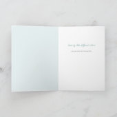 Remerciements Pensée maritime Abstraite de vous Carte de sympath (Intérieur)