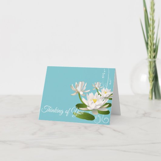 Remerciements Penser à votre carte de note (Devant)