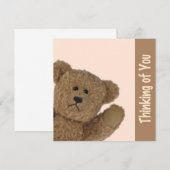 Remerciements Penser À Votre Carte De Voeux (Devant / Derrière)