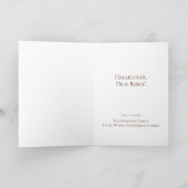 Remerciements Personnalisez cette carte de Pâques avec Croix et  (Intérieur)