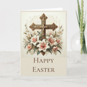 Remerciements Personnalisez cette carte de Pâques avec Croix et