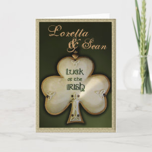 Remerciements Personnalisez votre propre carte de mariage irland