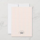 Remerciements Petit Bébé Bébé Halloween Araignées Carte de remer (Dos)