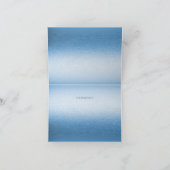 Remerciements Petite Broderie Florale d'oiseaux Carte de remerci (Intérieur)