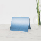 Remerciements Petite Broderie Florale d'oiseaux Carte de remerci (Dos)