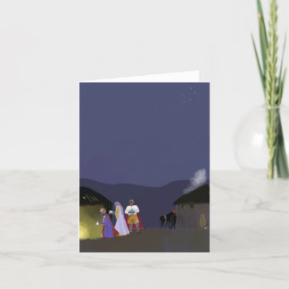 Remerciements Petite carte de Noël pliée