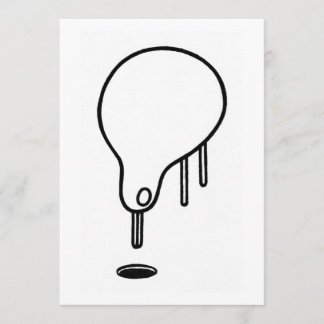 Remerciements Peu de carte d'art de curieux de trou