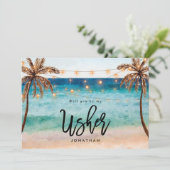 Remerciements plage serez-vous ma carte de proposition usager (Debout devant)