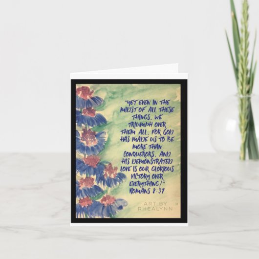 Remerciements Plus que la carte de note Conquérant (Devant)