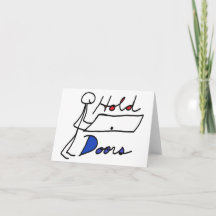 Portes d'attente - Carte de voeux