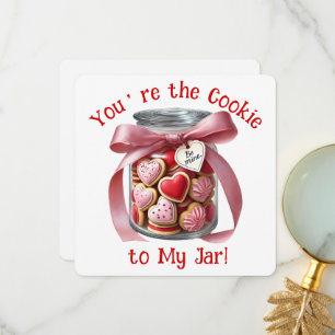 Remerciements Pot à biscuits - Carte de la Saint-Valentin