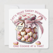 Remerciements Pot à biscuits - Carte de la Saint-Valentin (Devant)