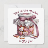 Remerciements Pot à biscuits - Carte de la Saint-Valentin (Devant)