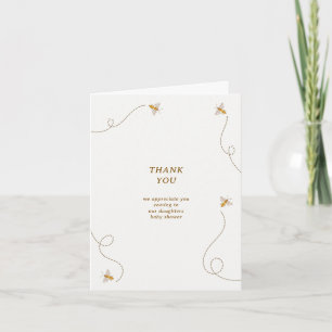 Remerciements pour la Baby Shower de A Little Bee