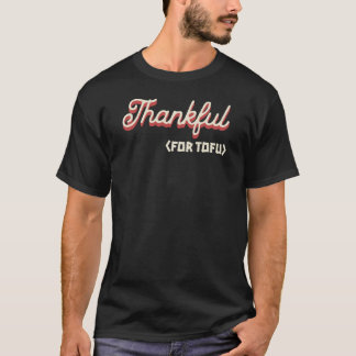 Remerciements Pour Le T-shirt Thanksgiving Tofu