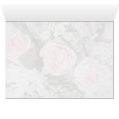 Remerciements pour mariage | Rose rose géométrique (Intérieur Horizontal (Bas))