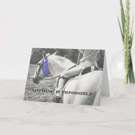 Remerciements PREMIER SHOW Carte de voeux (Devant)