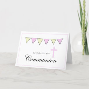 Remerciements Première carte de communion