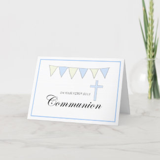 Remerciements Première carte de communion