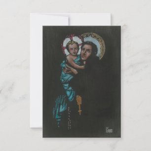 Remerciements Prière indéfectible à la carte de prière St Anthon