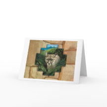 Puma - Carte de vœux personnalisée