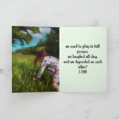 REMERCIEMENTS RAPPELEZ-VOUS DE LA CARTE D'AMITIÉ (Intérieur)