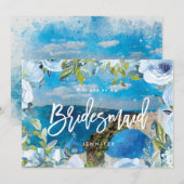 Remerciements santorini serez-vous ma carte de proposition de fe (Devant / Derrière)