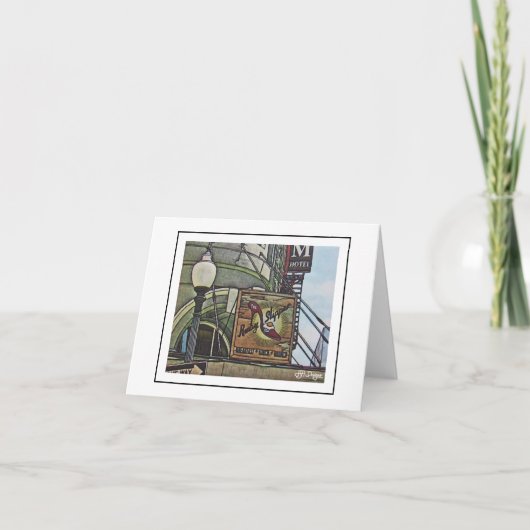 Remerciements Scènes du Carte pour notes de la Nouvelle-Orléans (Devant)