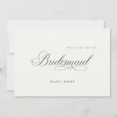 Remerciements Script simple Seras-tu ma carte de demoiselle d'ho (Devant)