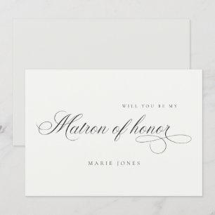 Remerciements Script simple Serez-vous ma carte de carte d'honne